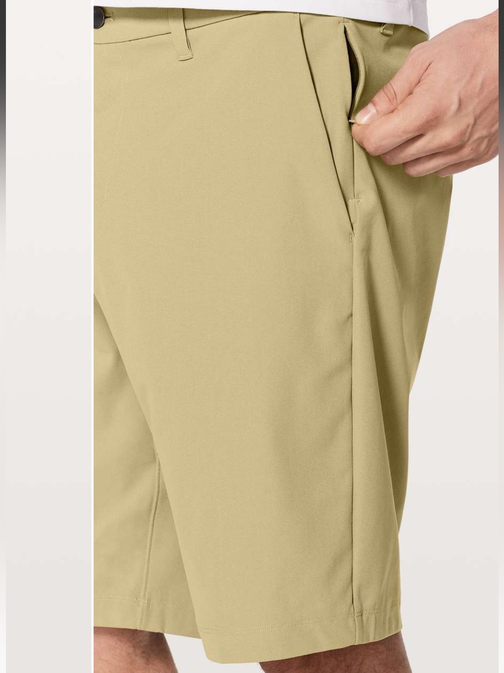 Lululemon Commission Short Relaxed *Warpstreme 11" in Tofino Sand sz 30